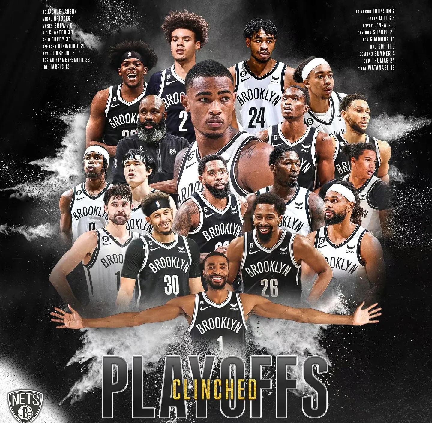 包含篮网新阵容组合展现出强大战斗力，备战决赛轻松过关的词条