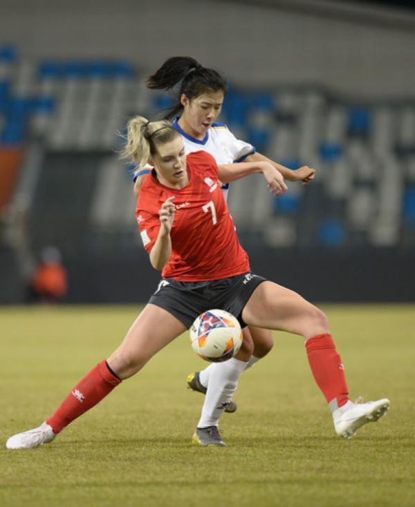 加拿大女子足球世界杯圈进入紧张阶段 加拿大女子足球世界杯圈进入紧张阶段