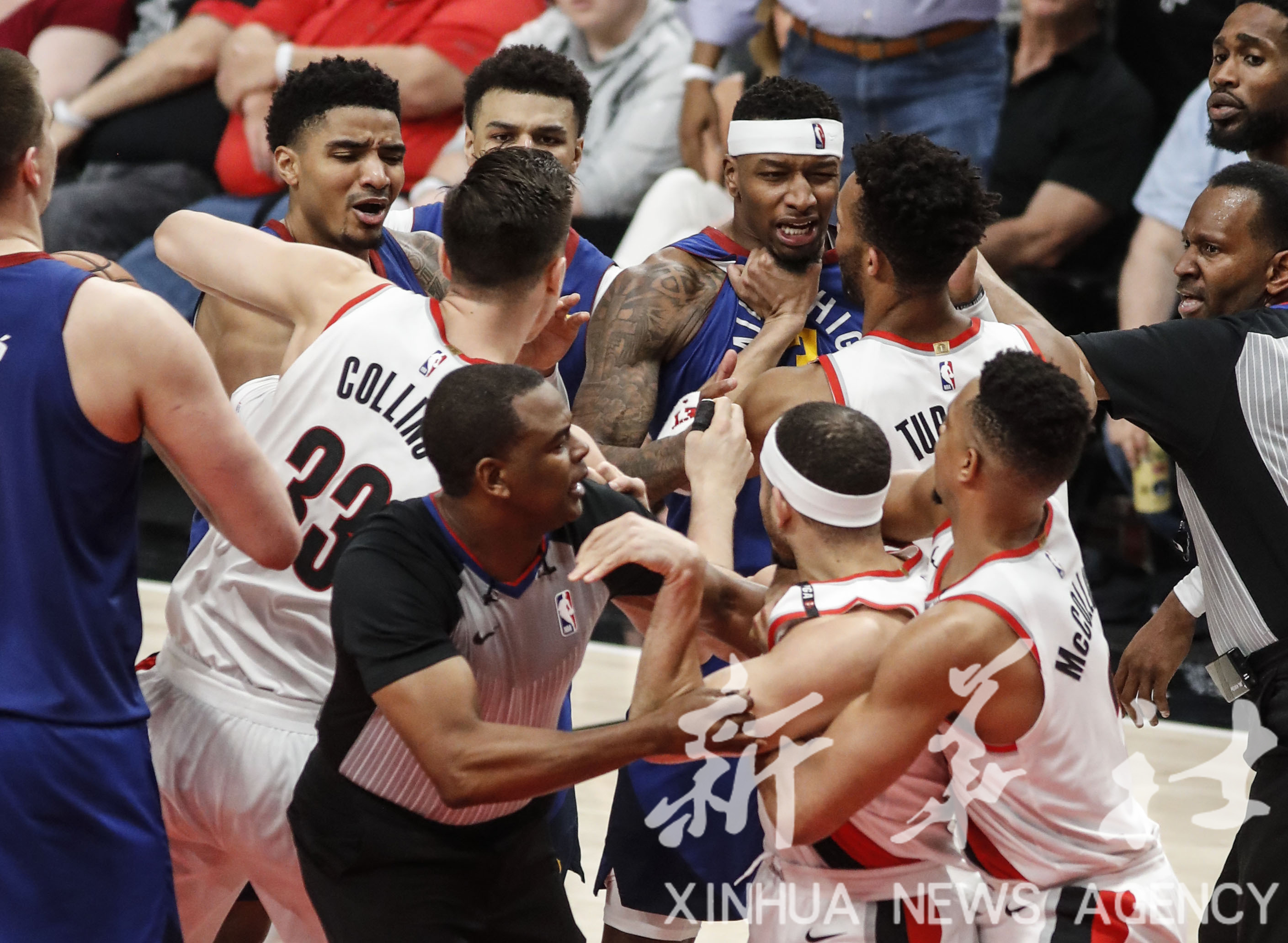 斯帕斯队力克开拓者,晋级季后赛次轮 斯帕斯队力克开拓者,晋级季后赛次轮